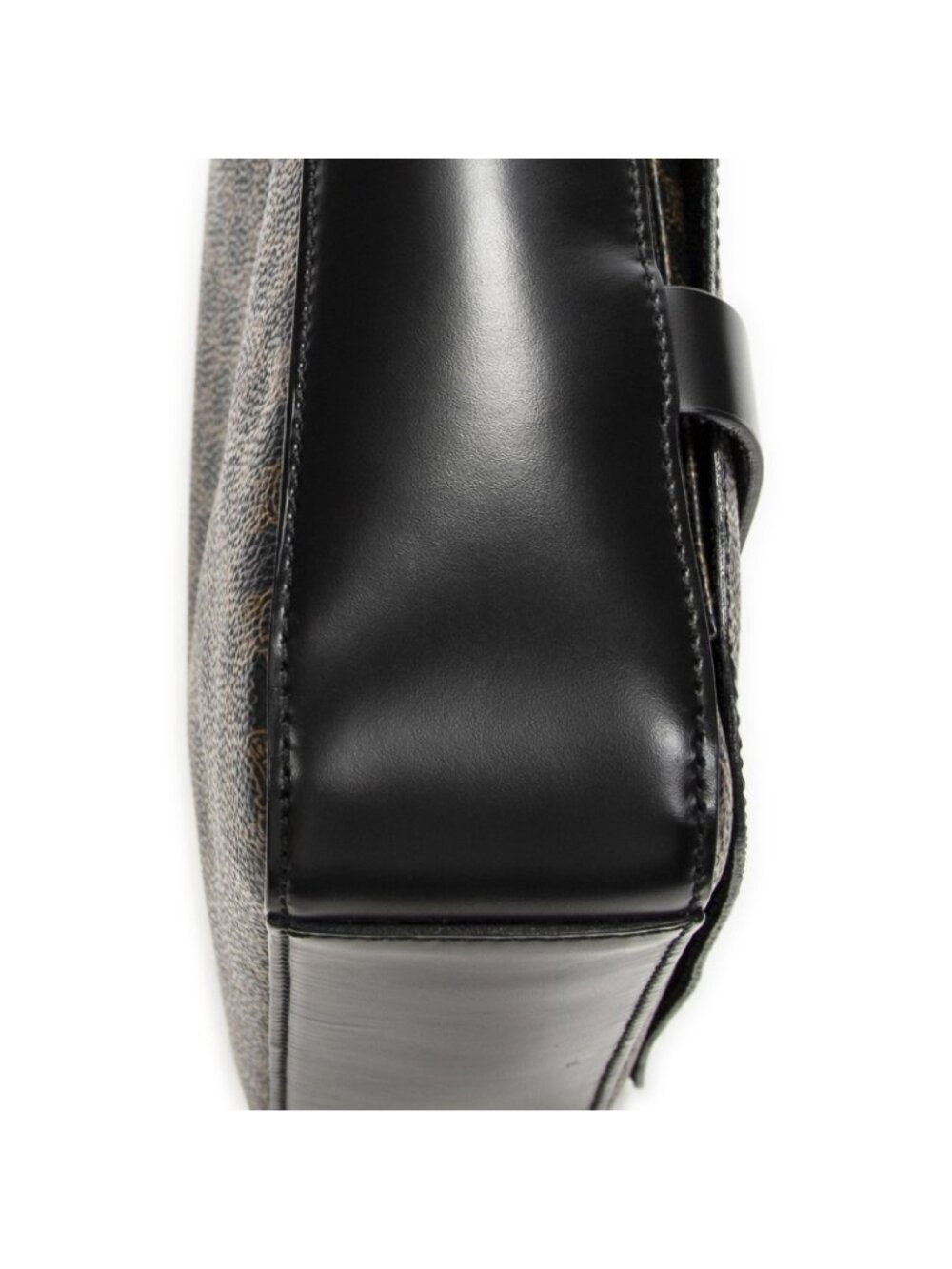 Celine Small Messenger Black Brown Macadam Canvas - Picture 7 of 10